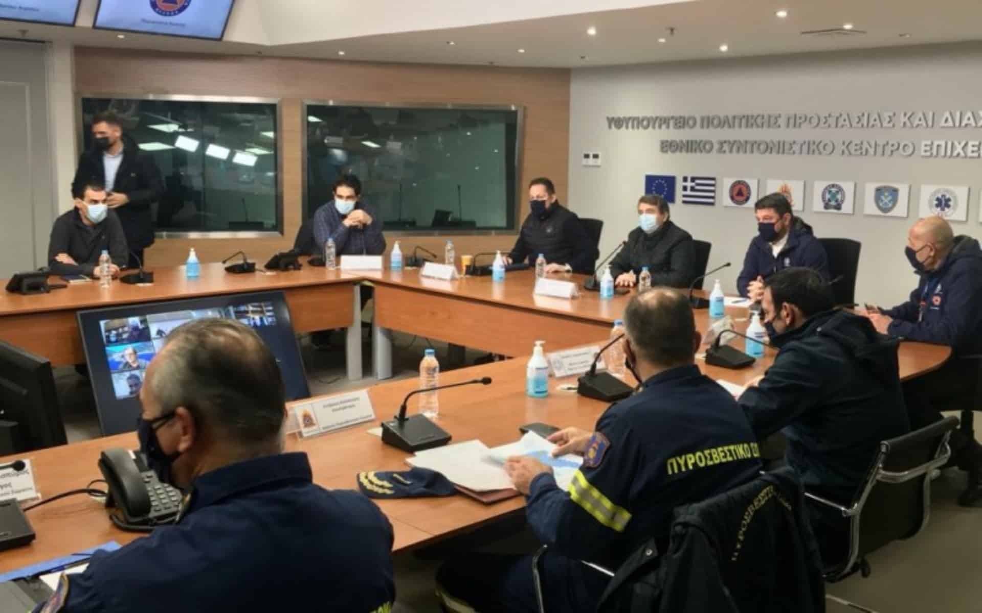 Πολιτική Προστασία- κακοκαιρία: Νέα έκτακτη σύσκεψη