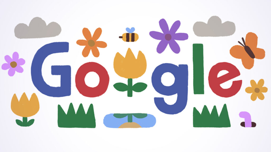 Η Google καλωσορίζει την άνοιξη με ένα doodle 