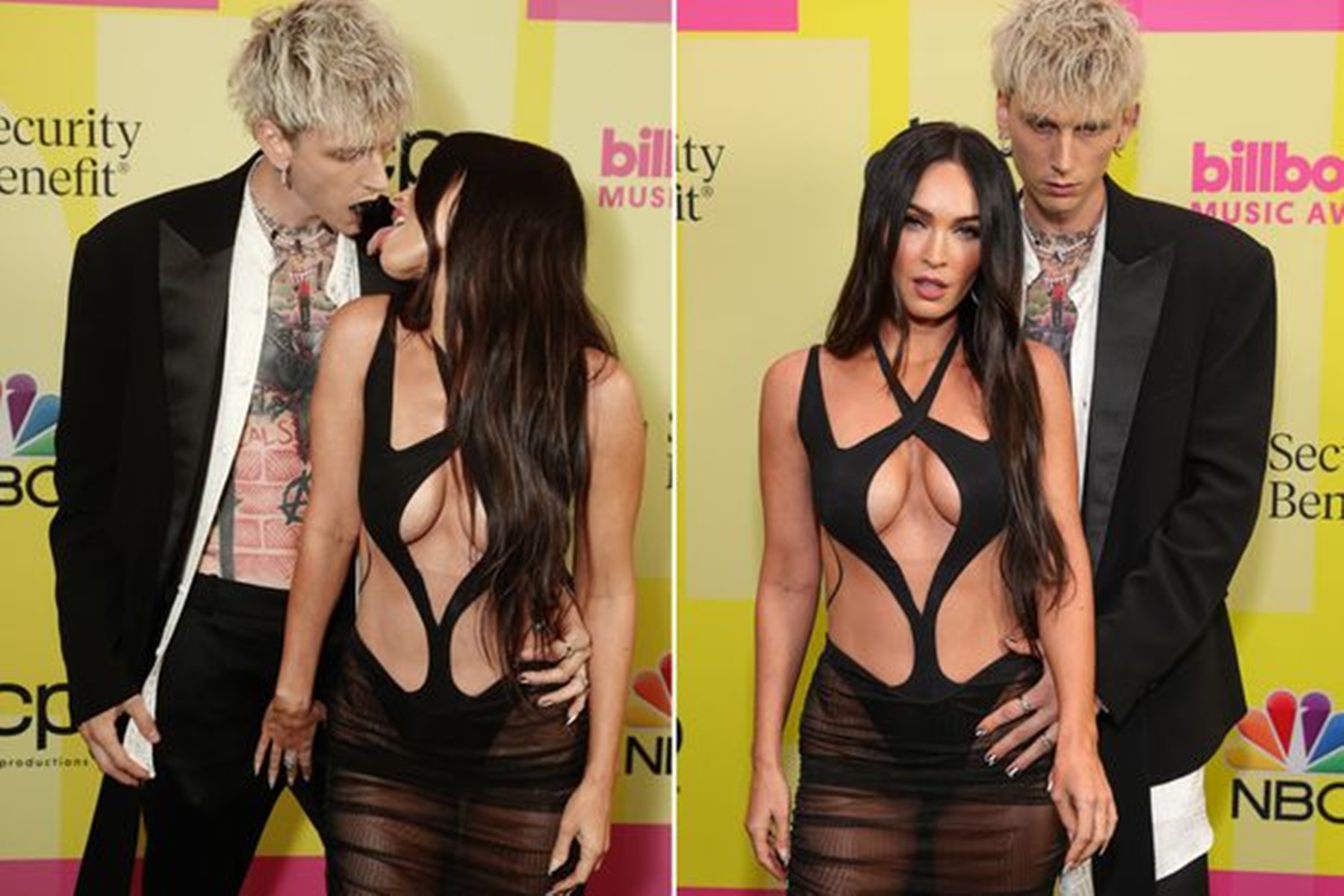 Megan Fox Machine Gun Kelly : Άναψαν φωτιές στα Billboard music awards