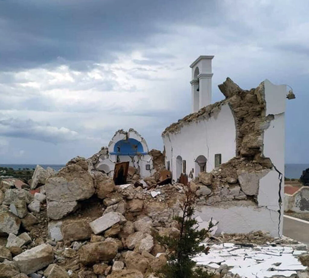 Σεισμός 6,3 Ρίχτερ ανοιχτά της Κρήτης - Αισθητός μέχρι την Αττική - Κατέρρευσε εκκλησάκι