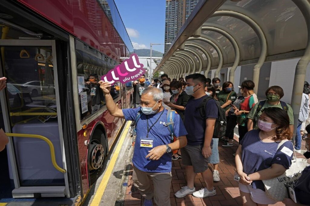 Διαδρομή 47 μιλίων με λεωφορείο στο Χονγκ Κονγκ που έχει σχεδιαστεί για να μεγιστοποιεί τον ύπνο