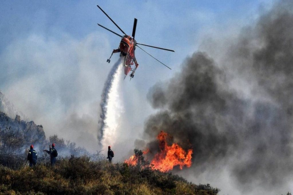 Αττική και Στερεά Ελλάδα σε πολύ υψηλό κίνδυνο πυρκαγιάς και αύριο
