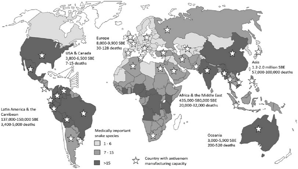 Κόσμος Φίδια: Ο θανατηφόρος παγκόσμιος φόρος αίματος και η ανεπαρκής διανομή αντιγόνου