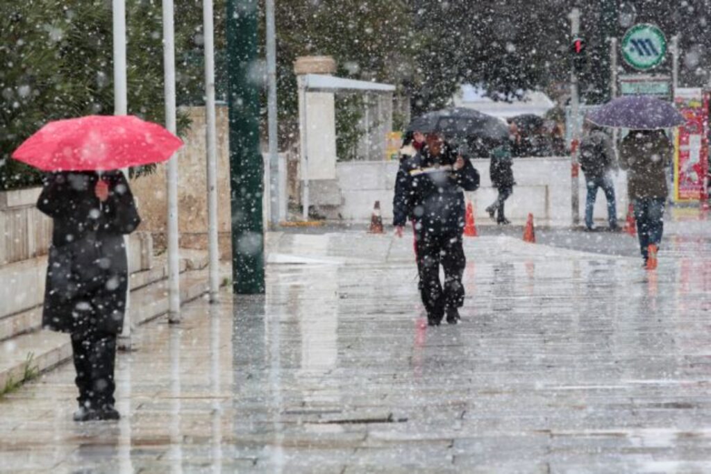 Μεγάλη πτώση της θερμοκρασίας σε όλη την Ελλάδα