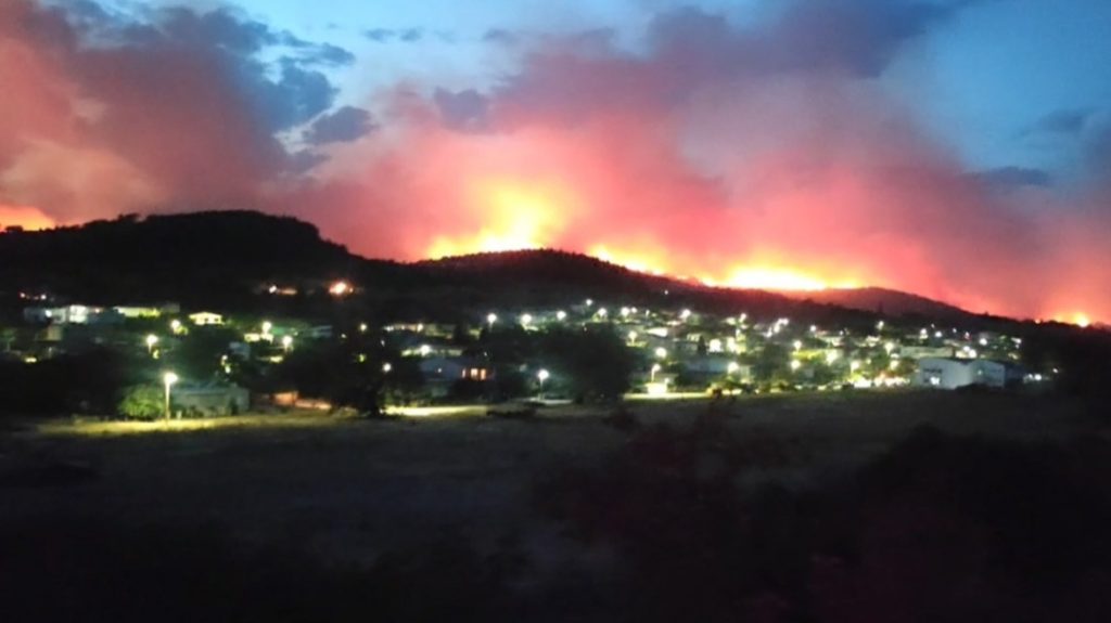 Φωτιά στην Αλεξανδρούπολη - Την ενεργοποίηση της ευρωπαϊκής υπηρεσίας Copernicus ζήτησε η Πολιτική Προστασία