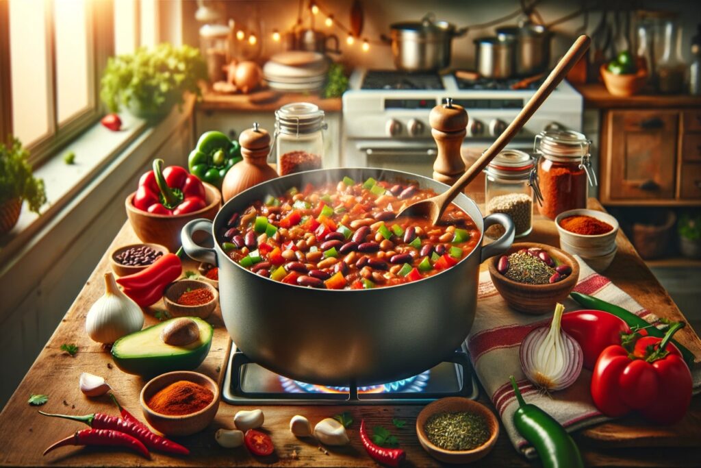 Vegan Bean Chili - Μια υπέροχη νηστίσιμη συνταγή με φασόλια