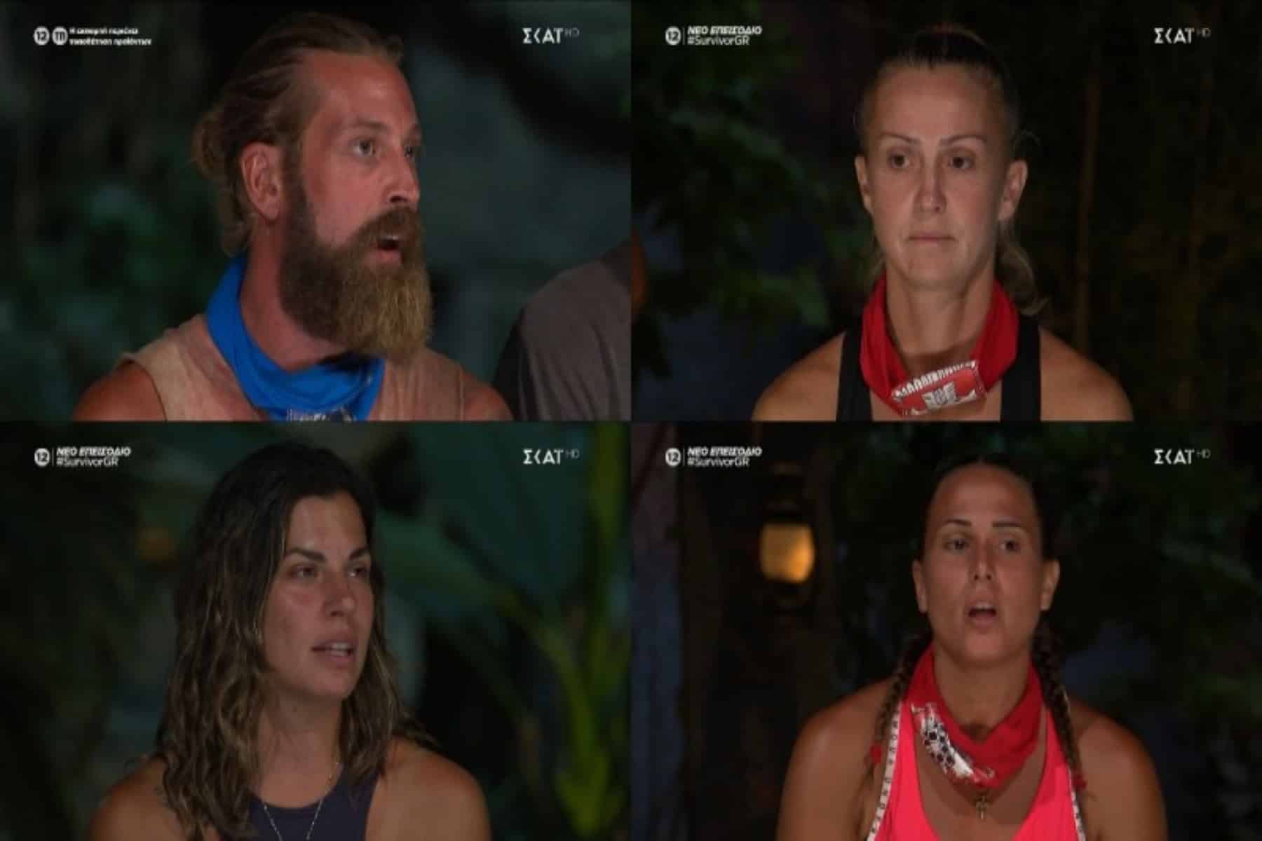 Survivor 2024: Σταυρούλα, Σταμάτης, Ασημίνα και Δώρα οι υποψήφιοι προς αποχώρηση