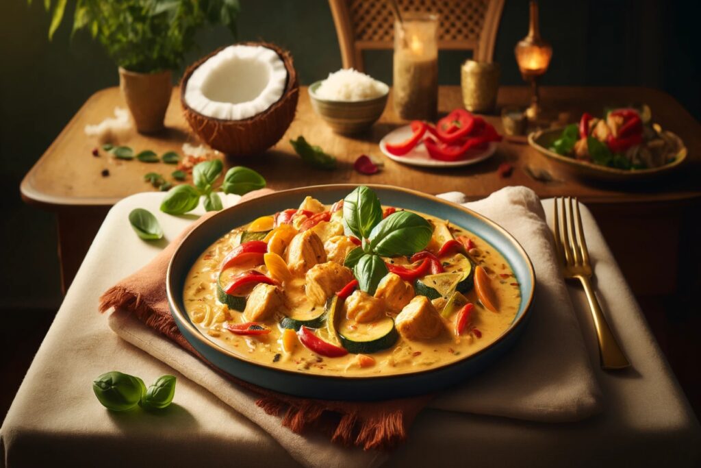 Coconut Cream Chicken Curry: Ένα γευστικό πιάτο εμπνευσμένο από την Ταϊλάνδη