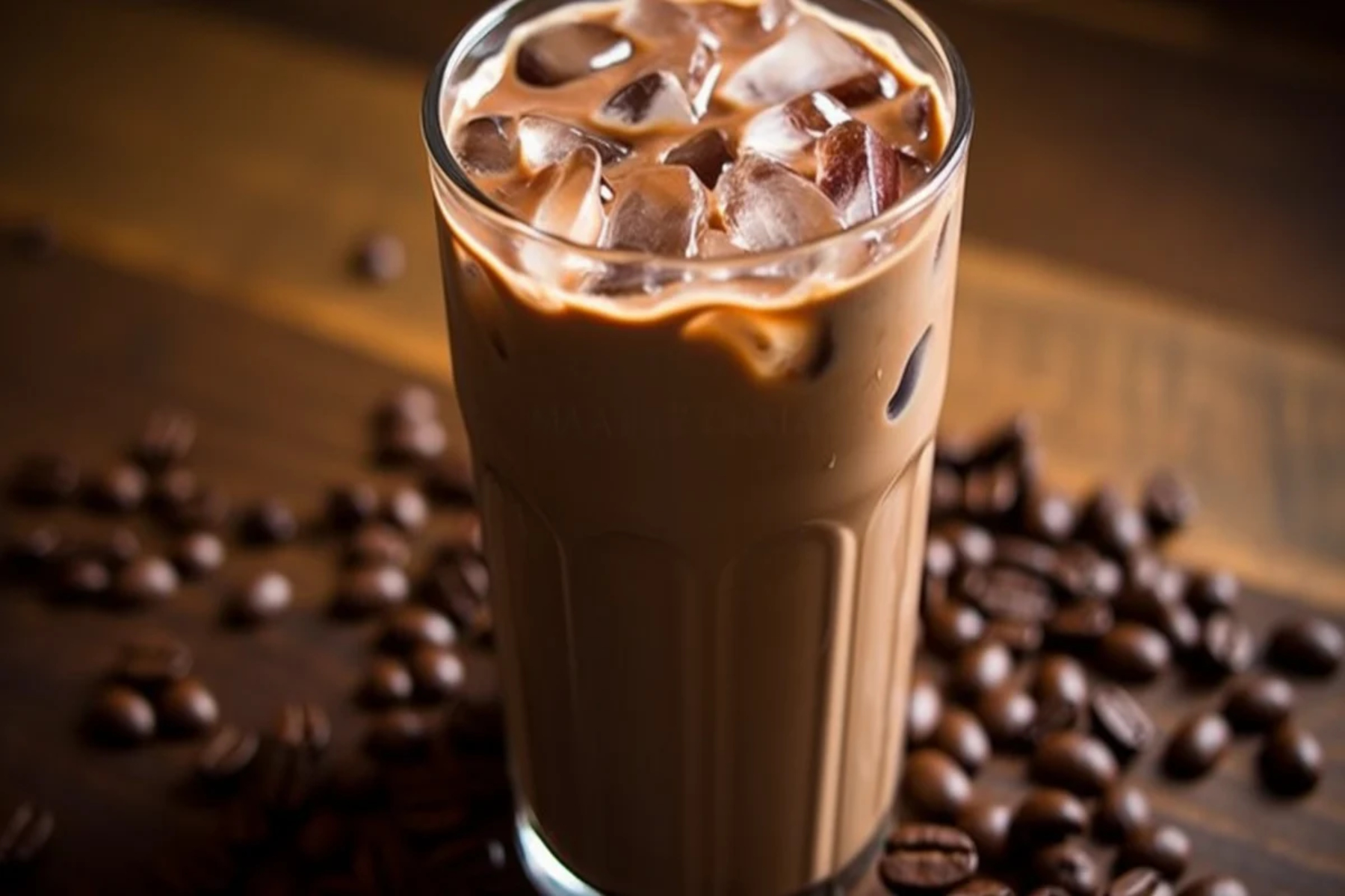 Δροσιστικό ρόφημα: Δροσιστικό ρόφημα με καφέ, σοκολάτα και πάγο