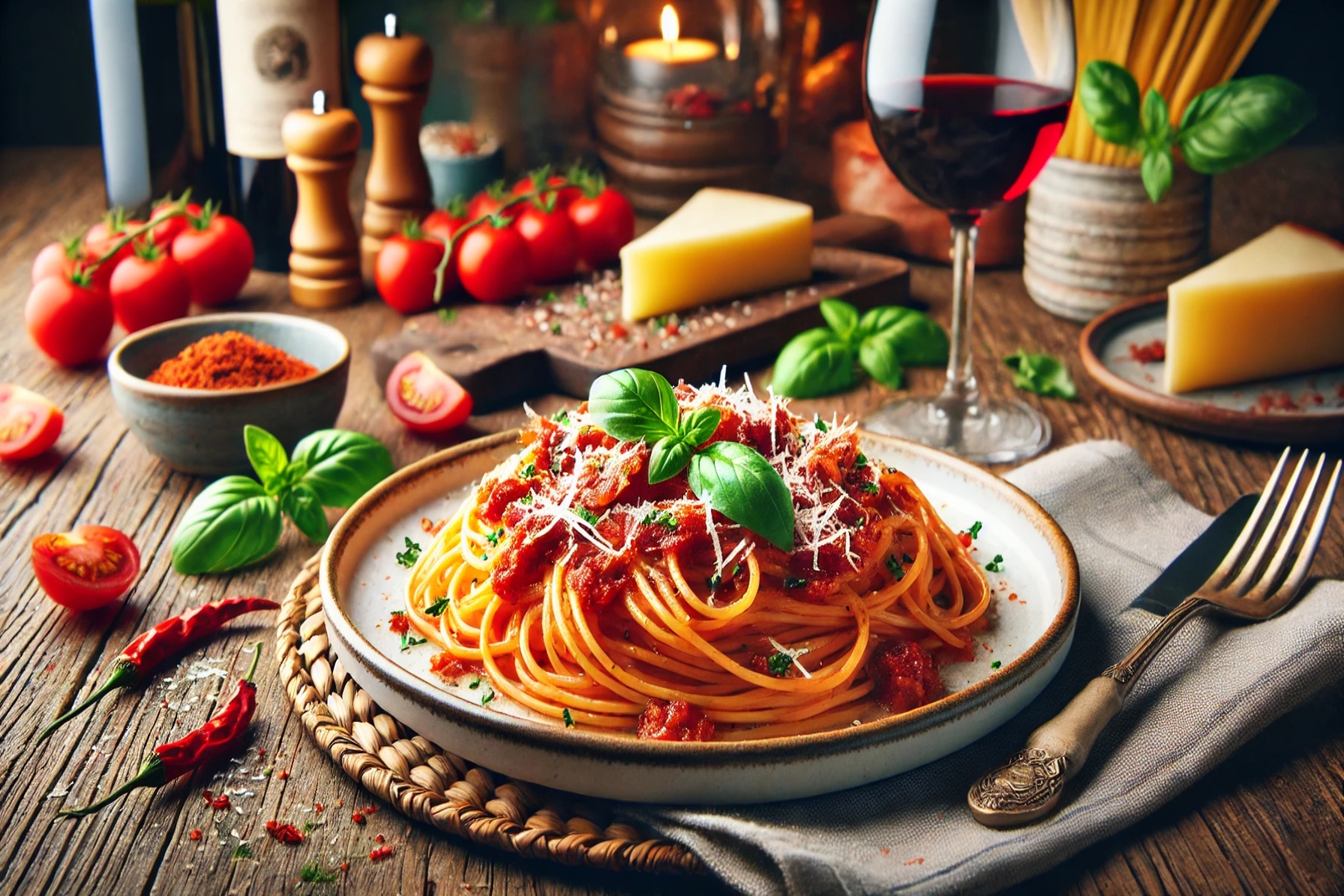 Spaghetti Amatriciana: Ένα κλασικό ιταλικό πιάτο ζυμαρικών από την πόλη Amatrice