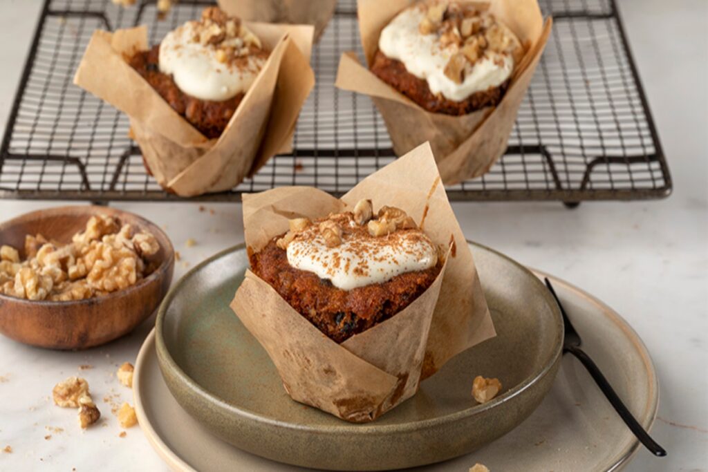 Μια λαχταριστή και υγιεινή επιλογή με muffins καρότου