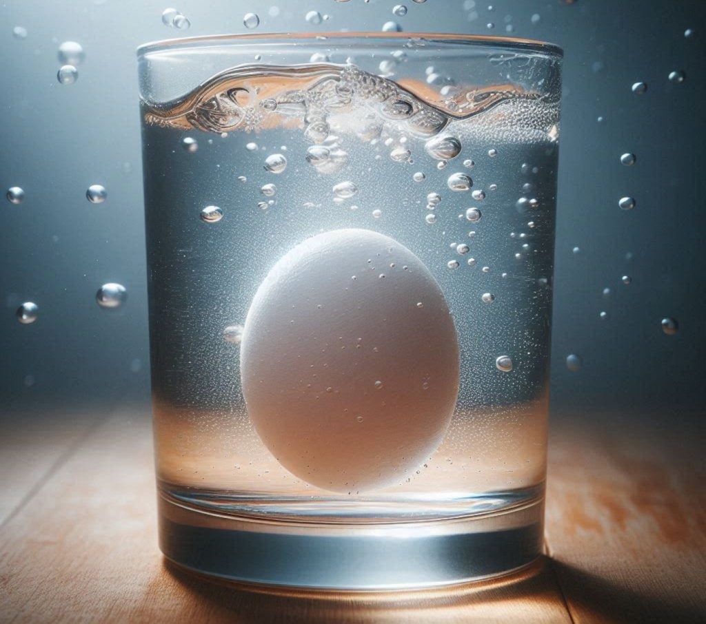 Δοκιμάστε ένα φλιτζάνι με νερό για να δείτε αν τα αυγά είναι φρέσκα!