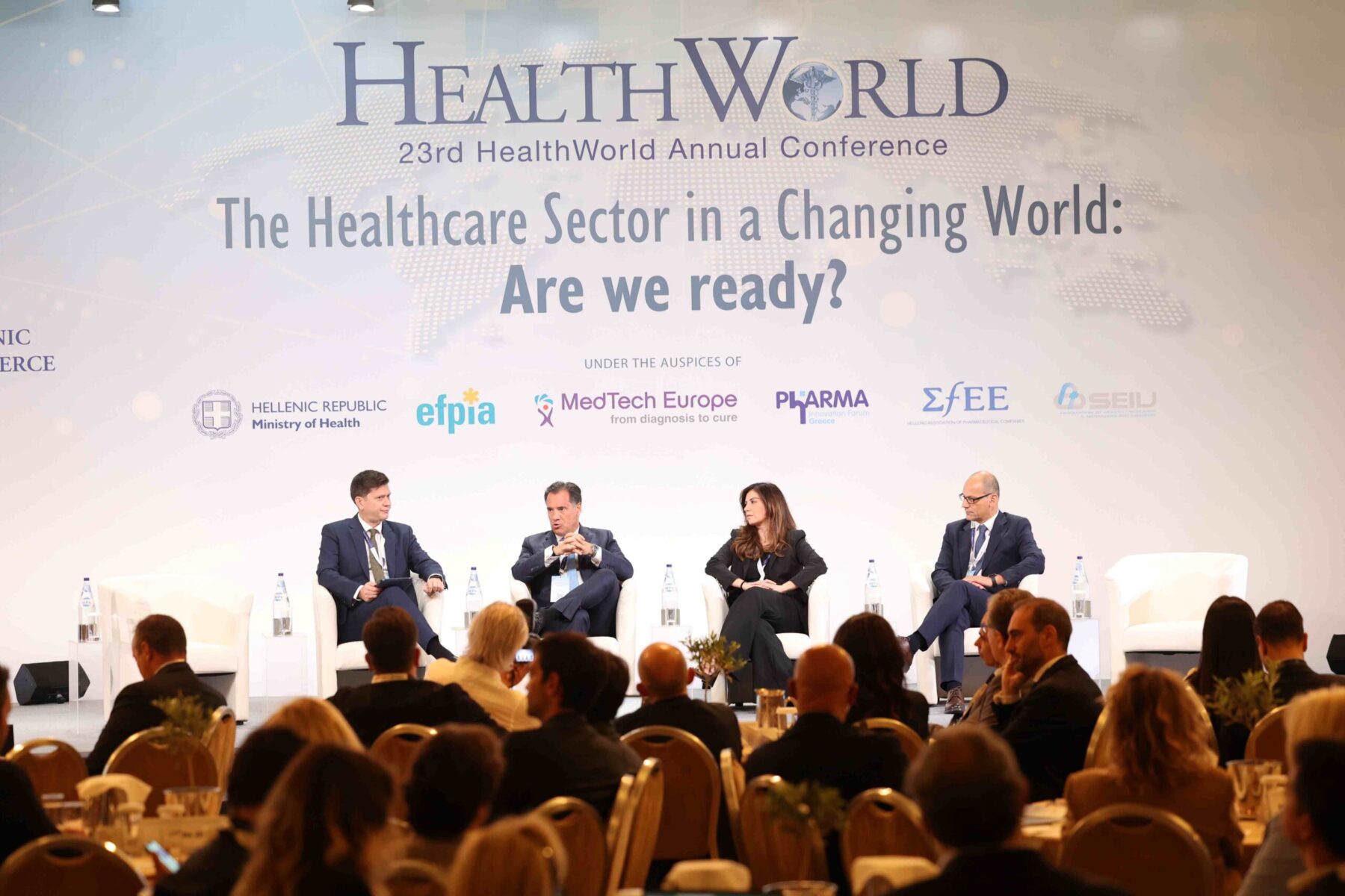 Ν. Μπακατσέλος στο 23ο Ετήσιο Συνεδρίου Healthworld οι προϋποθέσεις για την ανάπτυξη και τη βιωσιμότητα του συστήματος υγείας